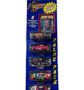 1999 Winner's Circle Value Pack 5 Diecast Cars with Collector Cards